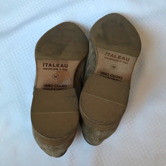 Italeau Tan Suede Handmade in Italy Ankle Boots 6 - Picture 5 of 8